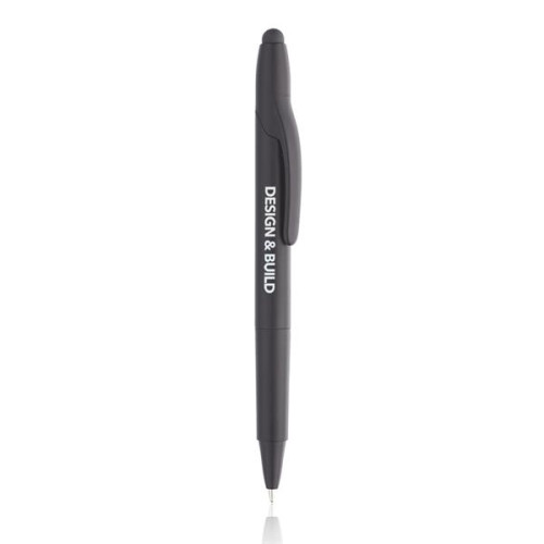 Classic Twist 2-In-1 Plastic Stylus Pen