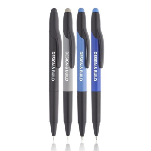 Classic Twist 2-In-1 Plastic Stylus Pen