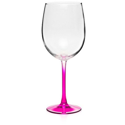 19 oz. ARC Cachet White Custom Etched Wine Glasses