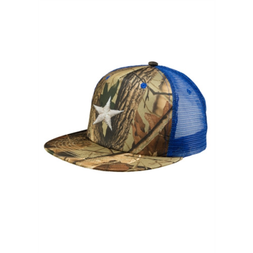 Camo Structured Twill Mesh Trucker Hat