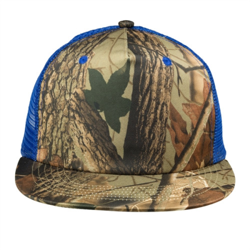 Camo Structured Twill Mesh Trucker Hat