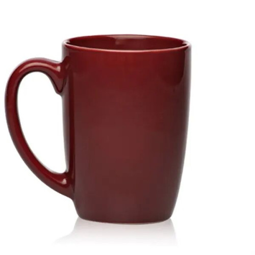 16 oz. Large Mocha Glossy Ceramic Custom Mugs