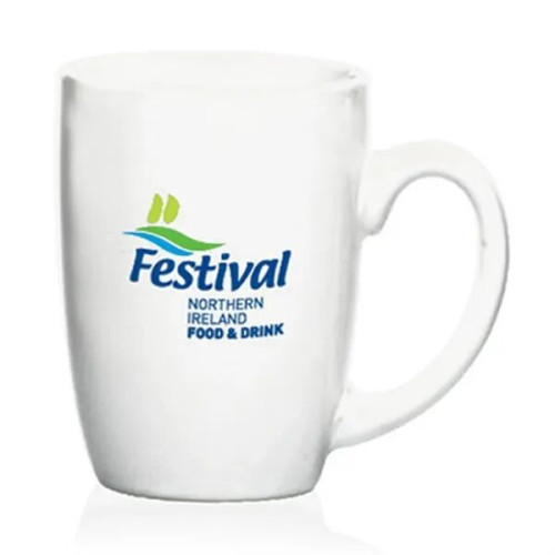 16 oz. Large Mocha Glossy Ceramic Custom Mugs