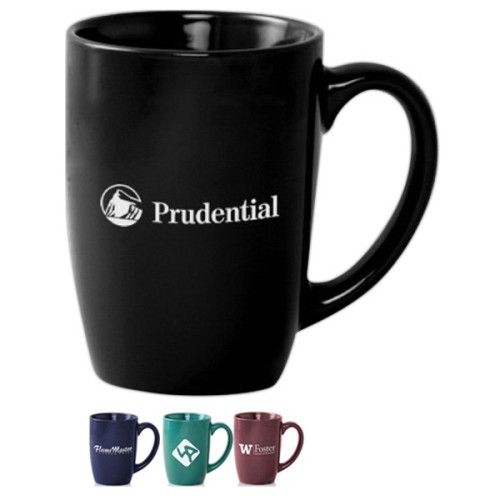 16 oz. Large Mocha Glossy Ceramic Custom Mugs