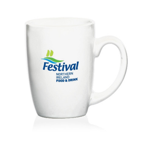 16 oz. Large Mocha Glossy Ceramic Custom Mugs