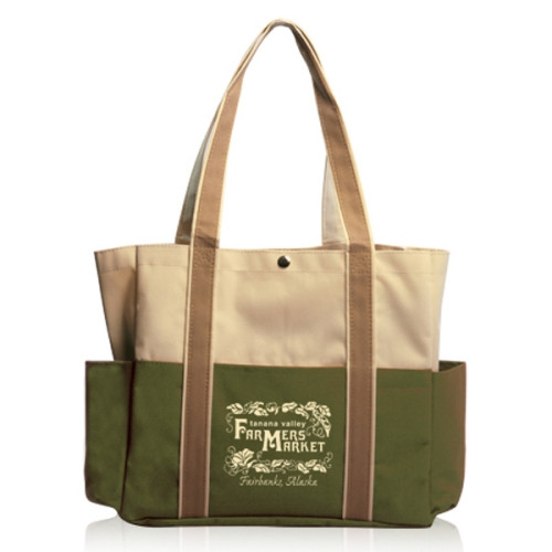 Dual Color Shoulder Tote Bags