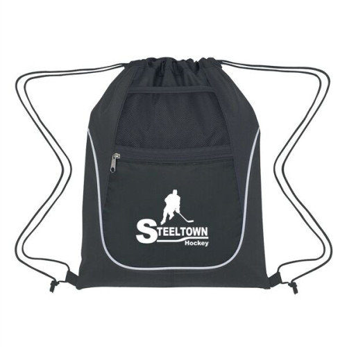 Drawstring Sports Pack With Dual Pockets
