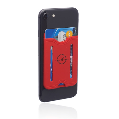 Whillock Silicone Phone Wallet with Finger Grip