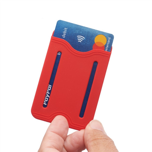 Whillock Silicone Phone Wallet with Finger Grip
