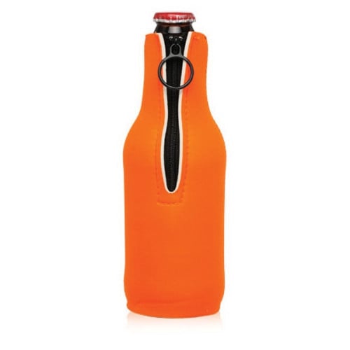 Neoprene Zippered Bottle Coolies