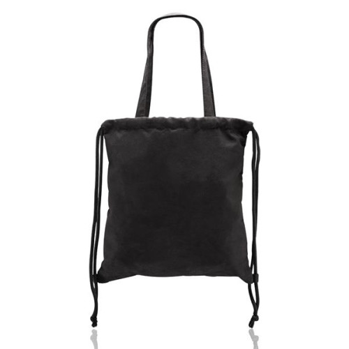 Milan Suede Drawstring Backpack with Handles