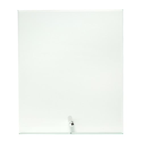 Large Jade Glass Plaque Awards with Stand