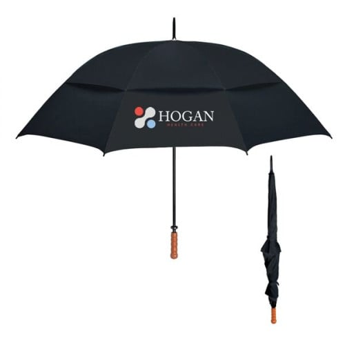68" Arc Windproof Vented Umbrella