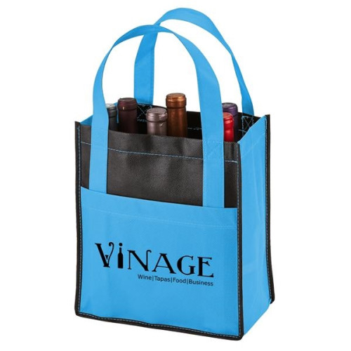 Toscana Six Bottle Non-Woven Wine Tote