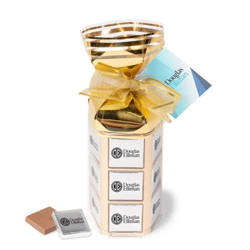 Chocolate Foiled Squares Gift Boxes