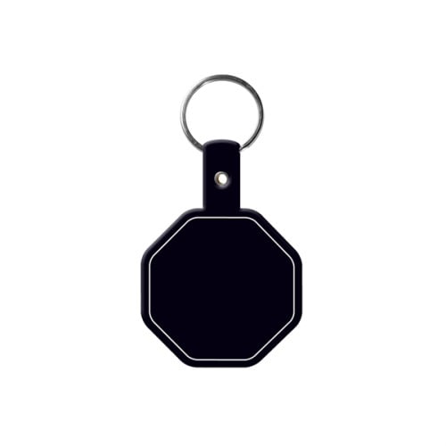 Stop Sign Flexible Key Tag