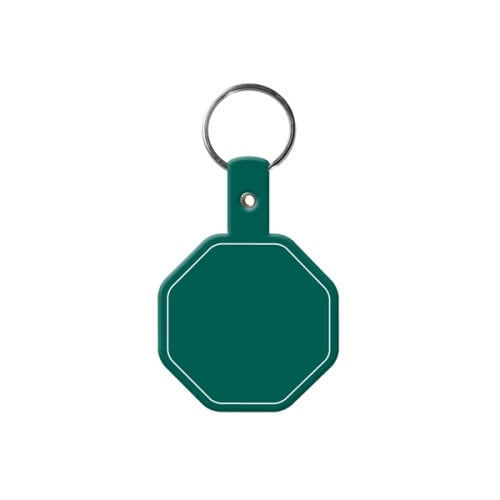Stop Sign Flexible Key Tag