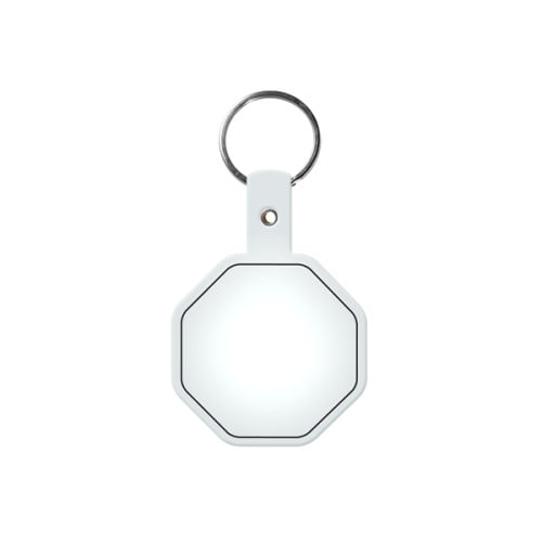 Stop Sign Flexible Key Tag