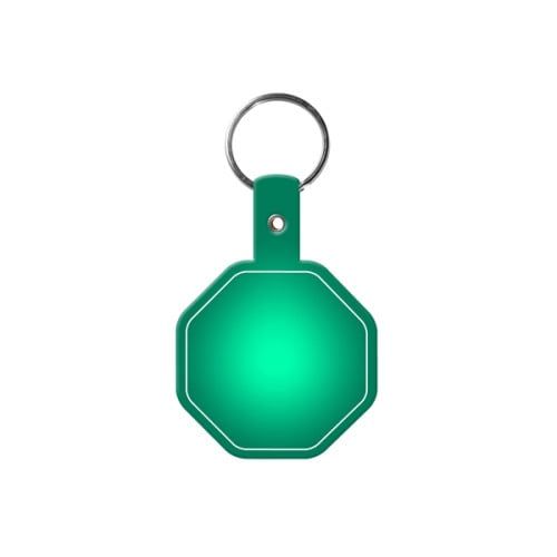 Stop Sign Flexible Key Tag