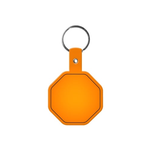 Stop Sign Flexible Key Tag