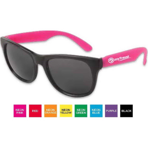 Neon Sunglasses - Black Frame