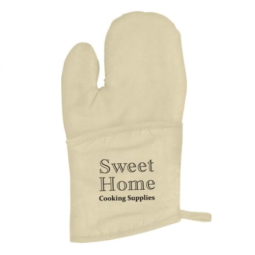 Quilted Cotton Canvas Oven Mitt