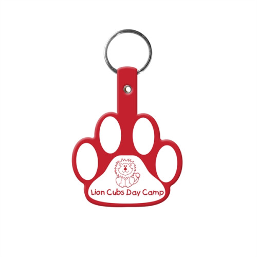 Paw Flexible Key Tag