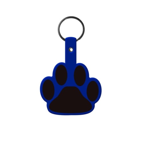Paw Flexible Key Tag