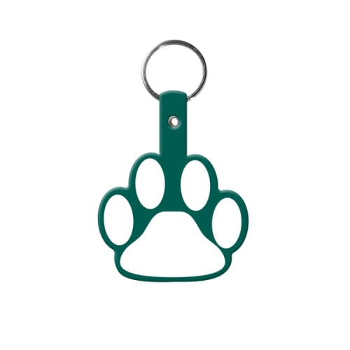 Paw Flexible Key Tag