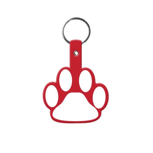 Paw Flexible Key Tag