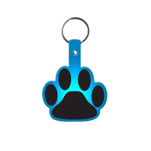 Paw Flexible Key Tag