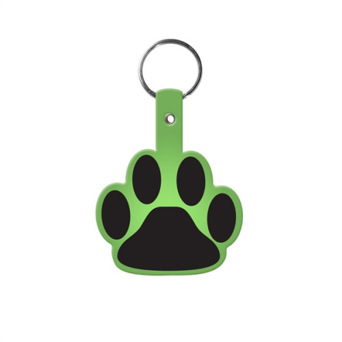 Paw Flexible Key Tag