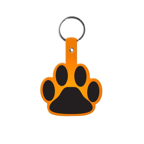 Paw Flexible Key Tag