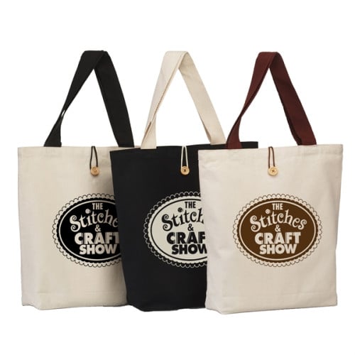 11.5 oz. Portland Button-Up Canvas Tote Bag