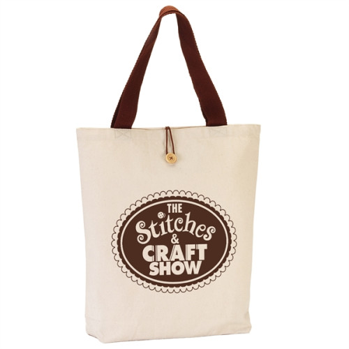 11.5 oz. Portland Button-Up Canvas Tote Bag