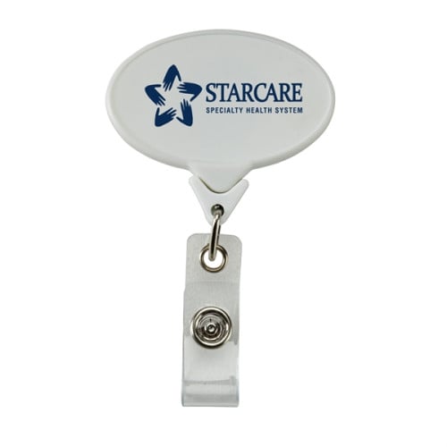 Oval Secure-A-Badge