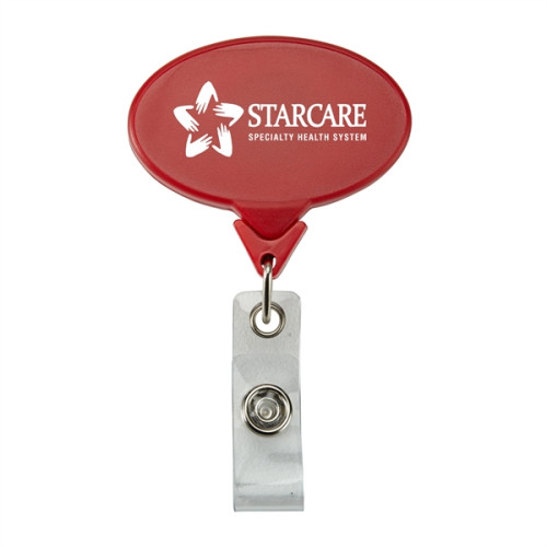 Oval Secure-A-Badge