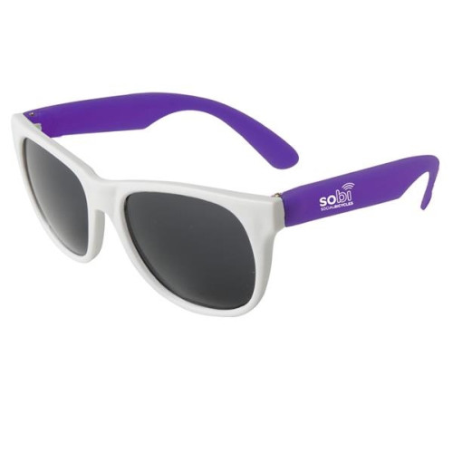 Neon Sunglasses - White Frame