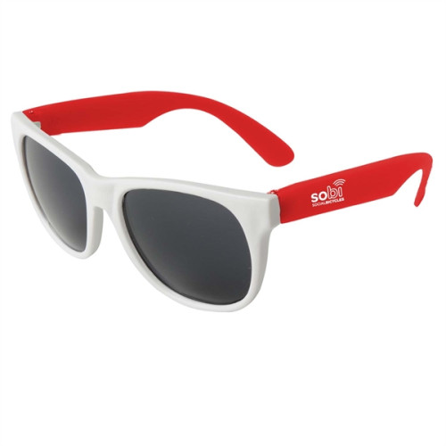 Neon Sunglasses - White Frame