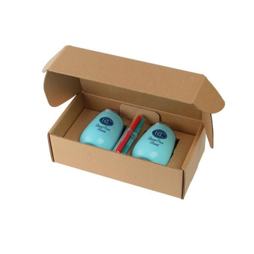 Stainless Steel Stemless Wine Glass Gift Box Set W/Markers