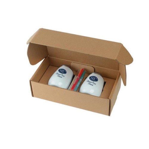 Stainless Steel Stemless Wine Glass Gift Box Set W/Markers