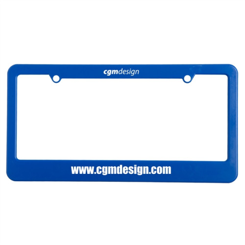 License Plate Frame (2 Holes - Straight Bottom)