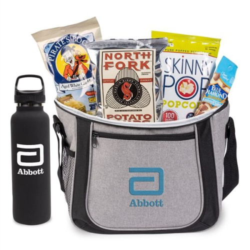 Deluxe Cooler Bag Kit w/Insulated Bottle & Snacks