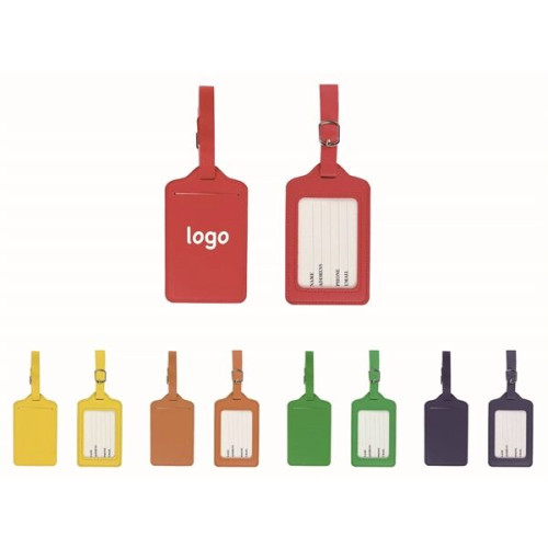 Colorful PU Leather Luggage, Bag Tag