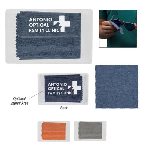 Heathered Cleaning Cloth In Case