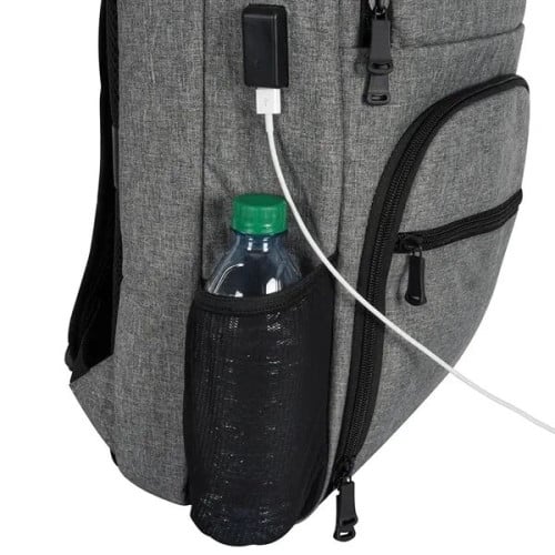 Heathered RFID Laptop Backpack & Briefcase
