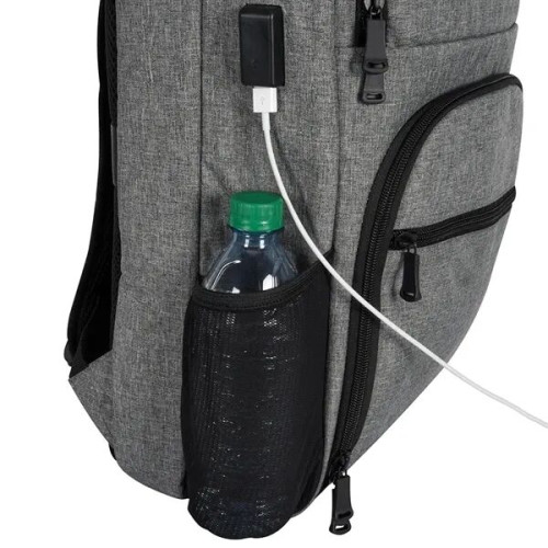 Heathered RFID Laptop Backpack & Briefcase