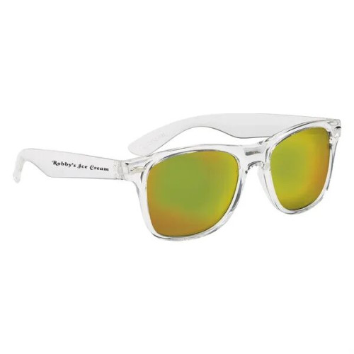 Crystalline Mirrored Malibu Sunglasses