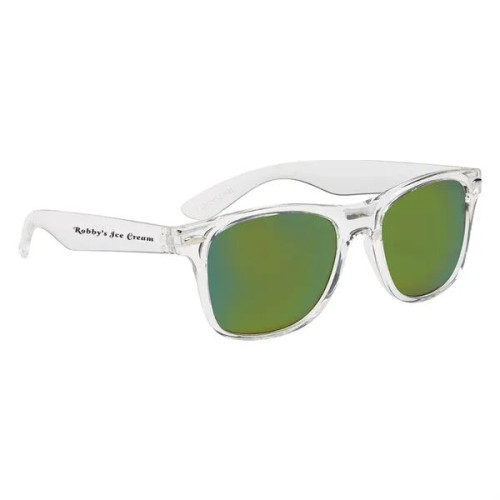 Crystalline Mirrored Malibu Sunglasses