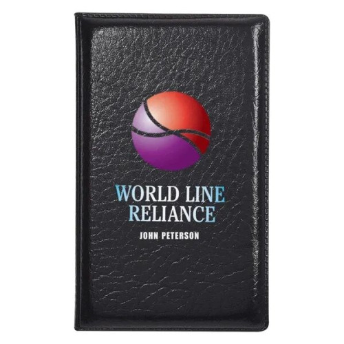 Leather Look Padfolio With Sticky Notes & Flags